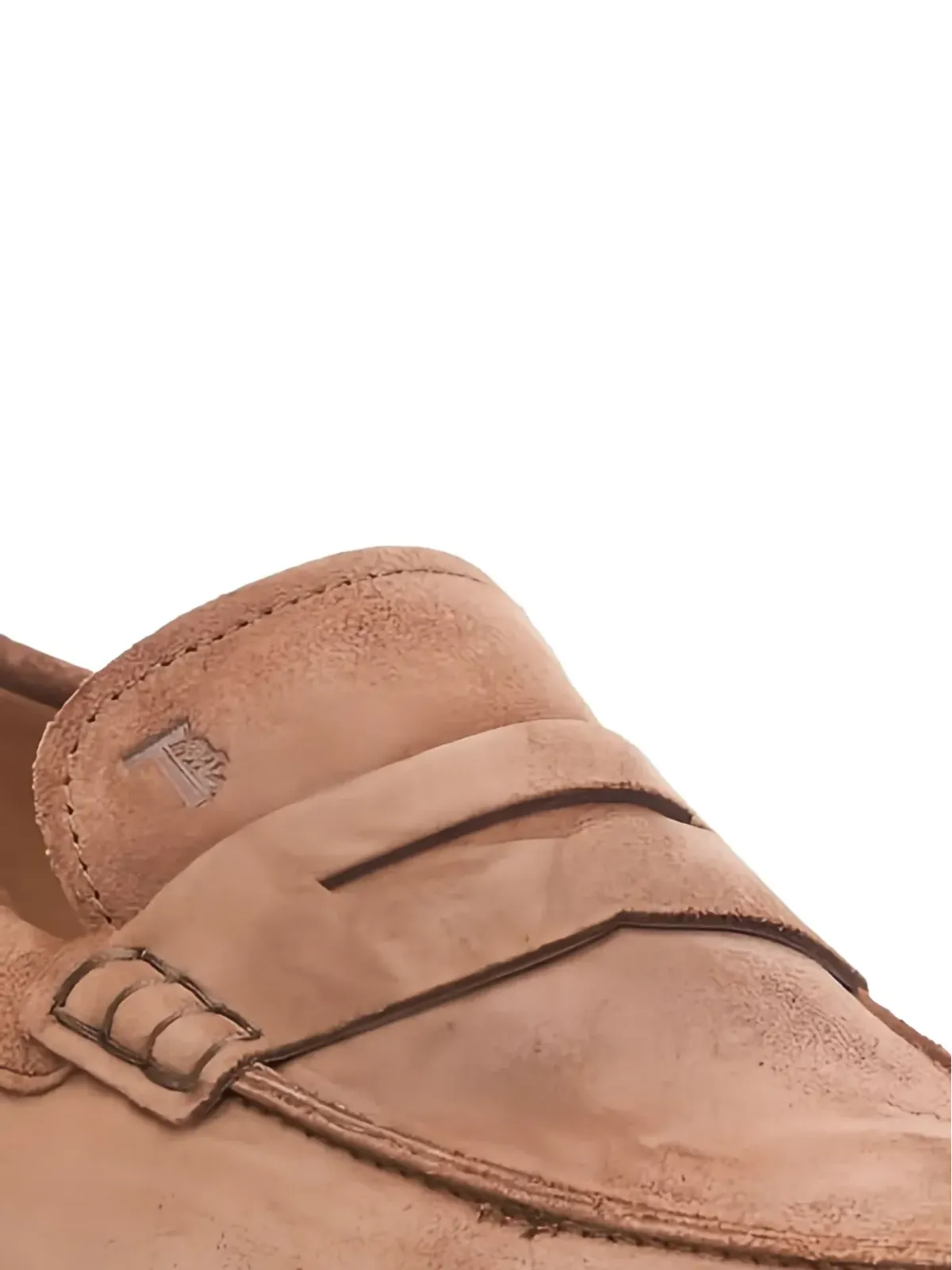 Tod's イブリド トーンステッチ ローファー - ブラウン - 画像3