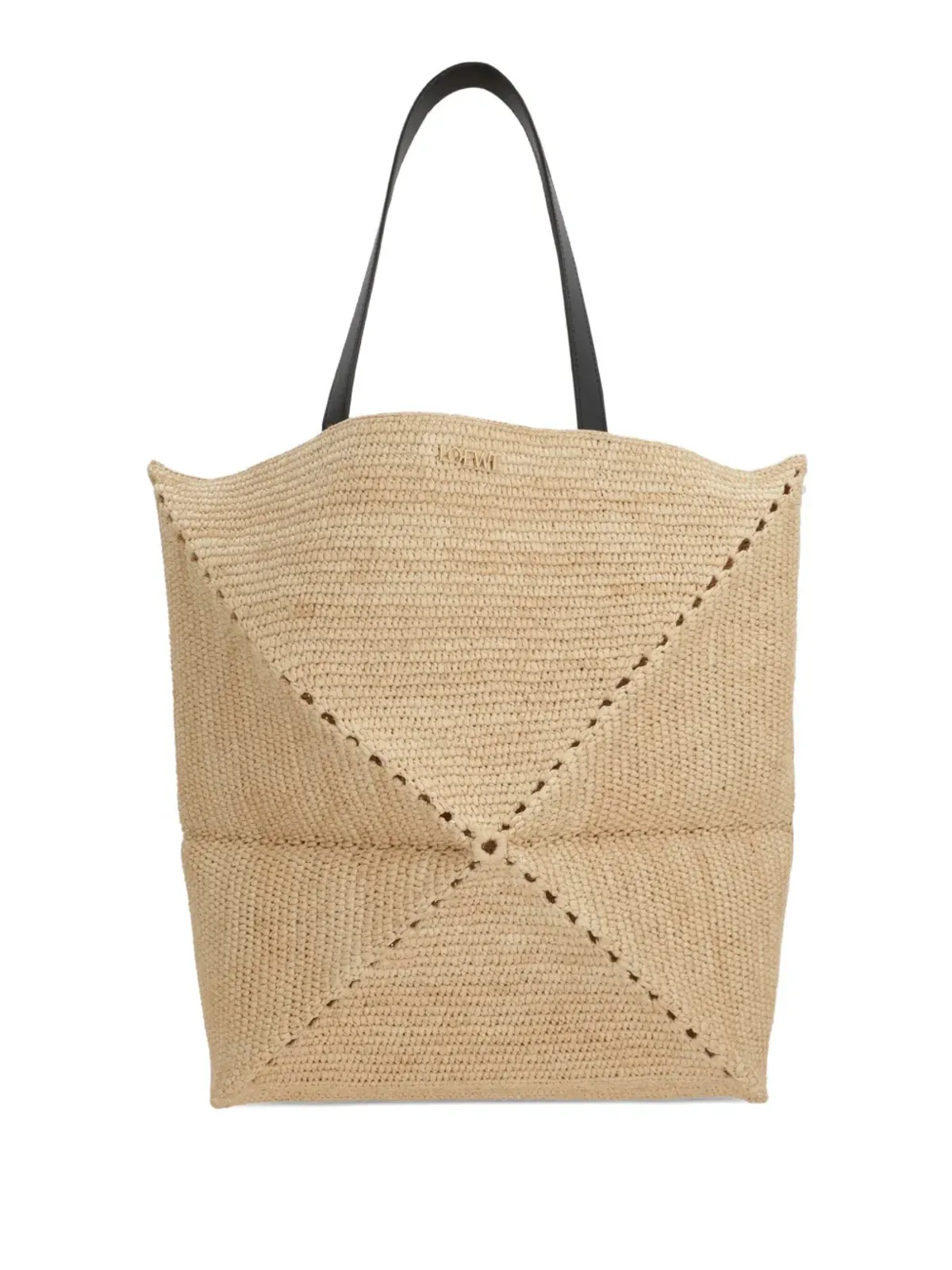 LOEWE 編みストローストートバッグ - 画像1