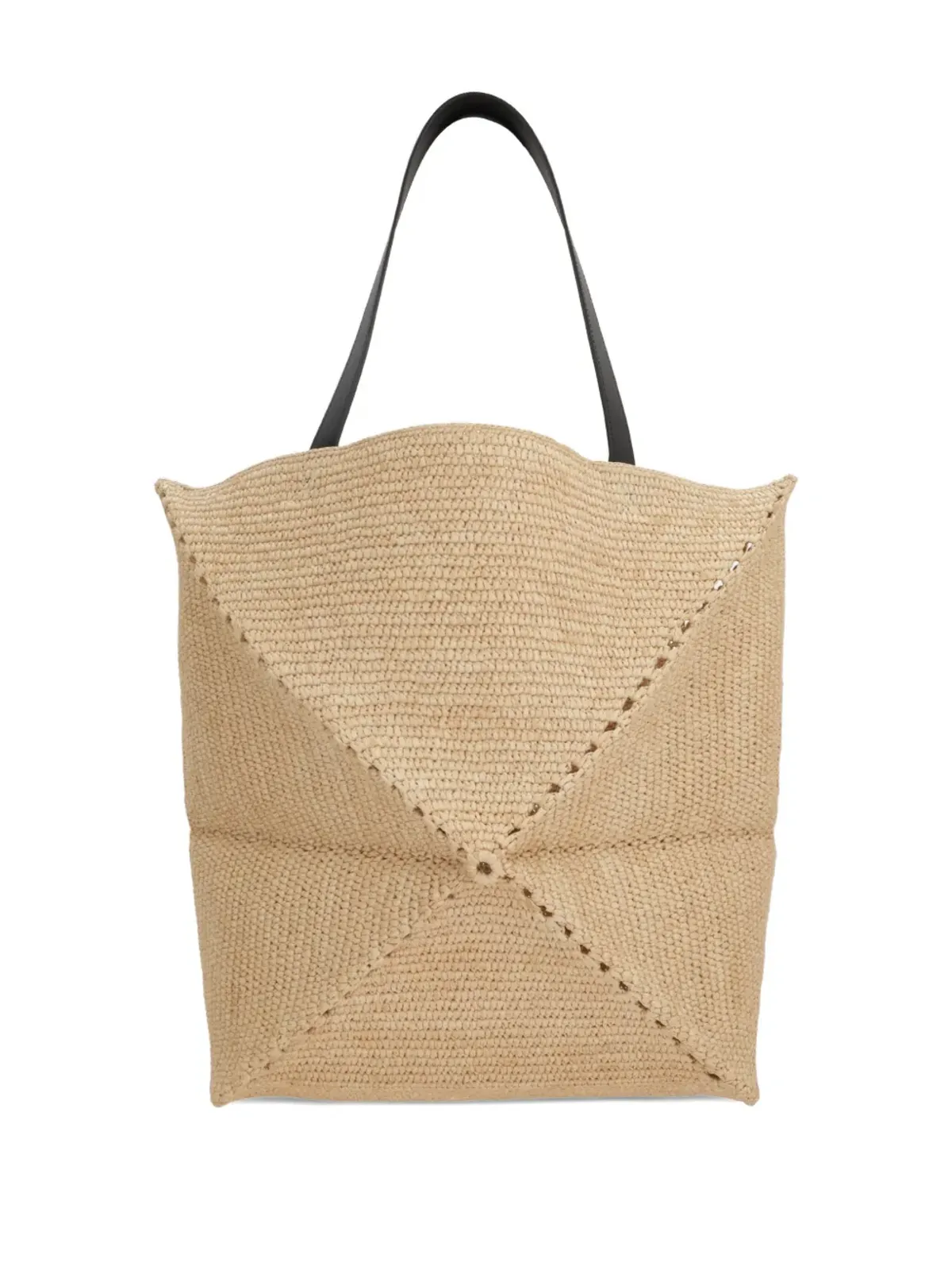 LOEWE 編みストローストートバッグ - 画像2
