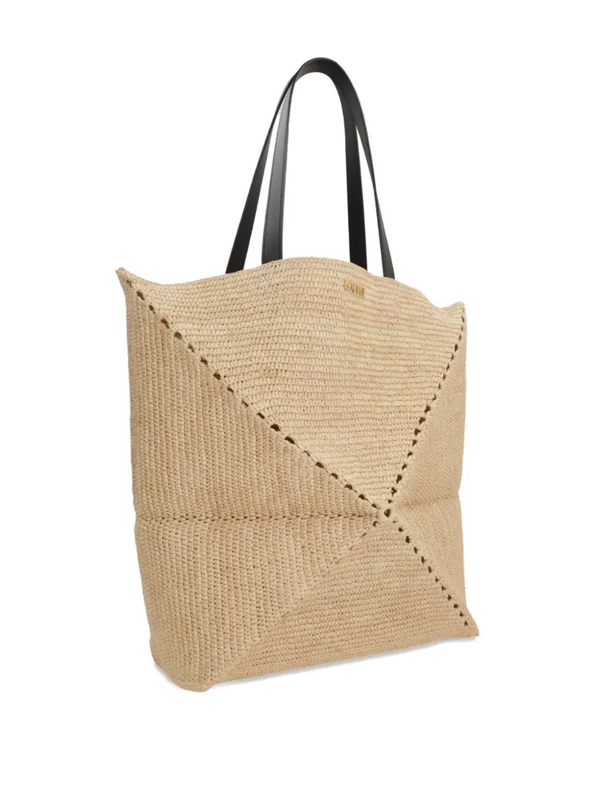 LOEWE 編みストローストートバッグ - 画像4