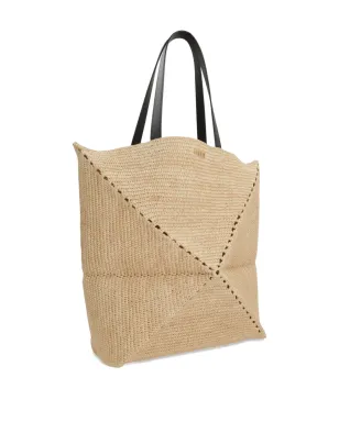 LOEWE 編みストローストートバッグ - サムネイル4