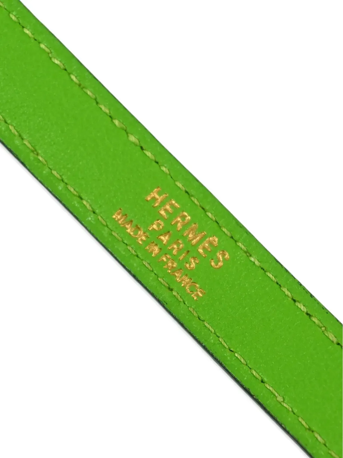 Hermès Pre-Owned レザーショルダーストラップ 1990-2000年代 - グリーン - 画像4