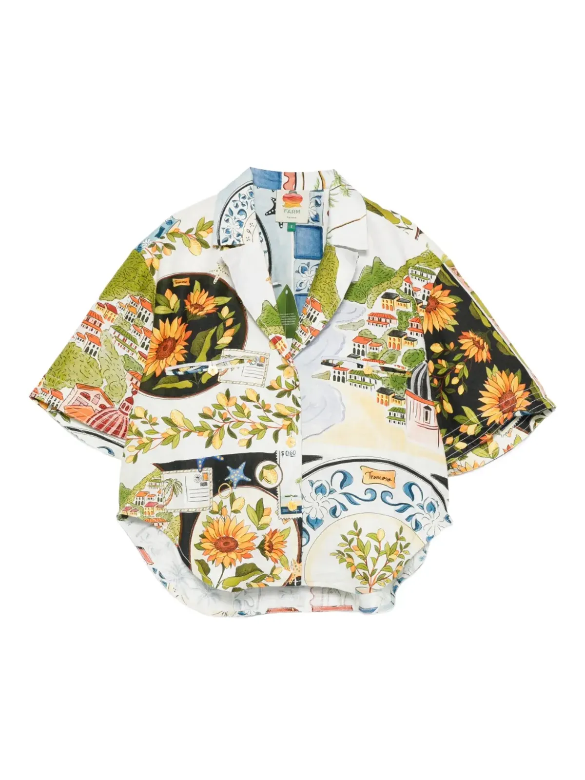 FARM Rio Latin Trip Scarves shirt - White - 画像1