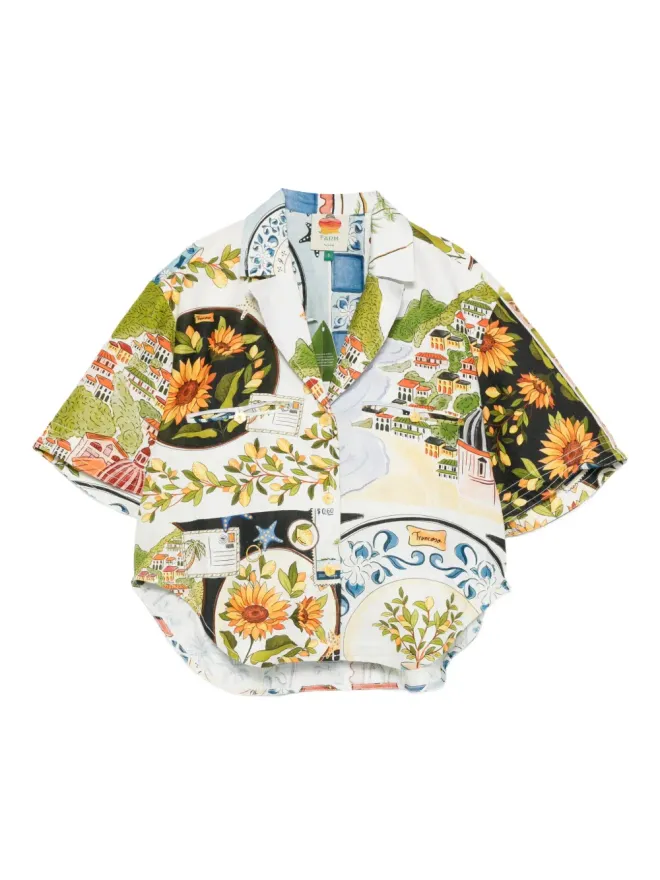 FARM Rio FARM Rio Latin Trip Scarves shirt - Whiteの商品画像