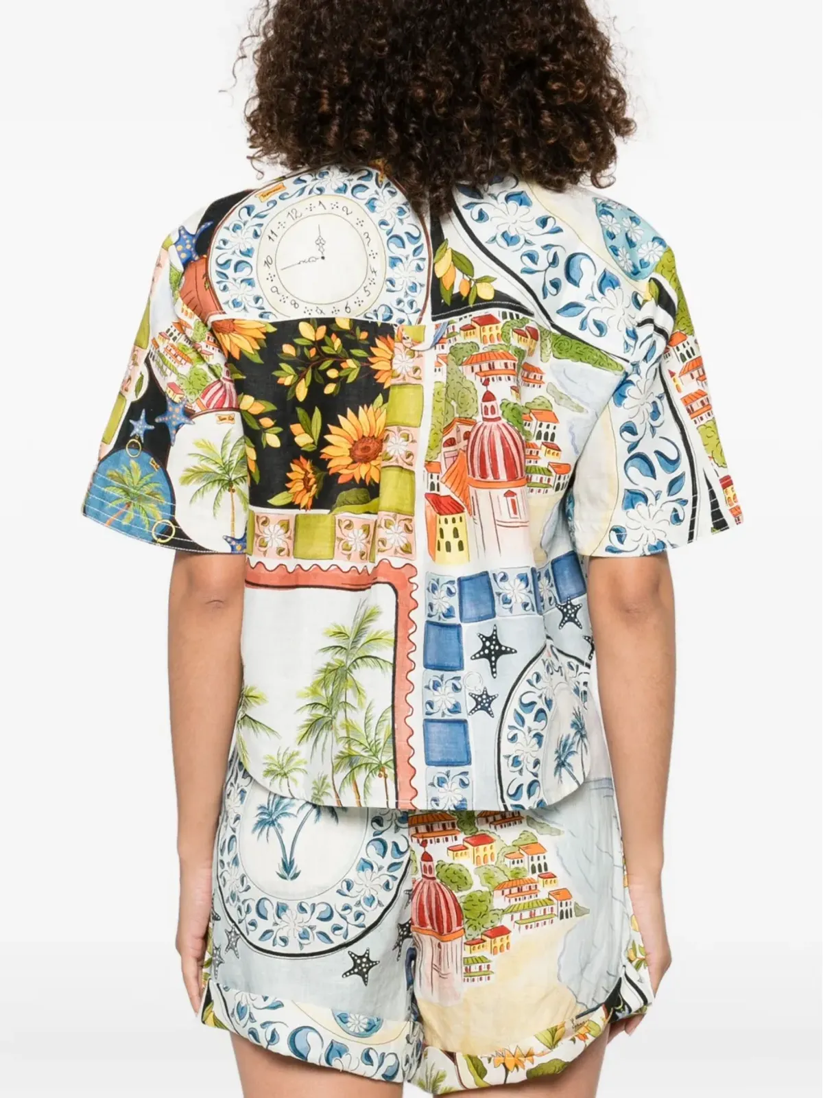 FARM Rio Latin Trip Scarves shirt - White - 画像4