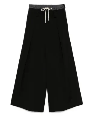 Yohji Yamamoto ウールパンツ - ブラック - サムネイル1