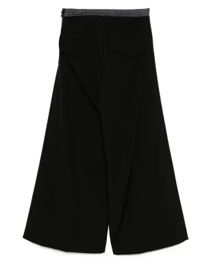 Yohji Yamamoto ウールパンツ - ブラック - サムネイル2