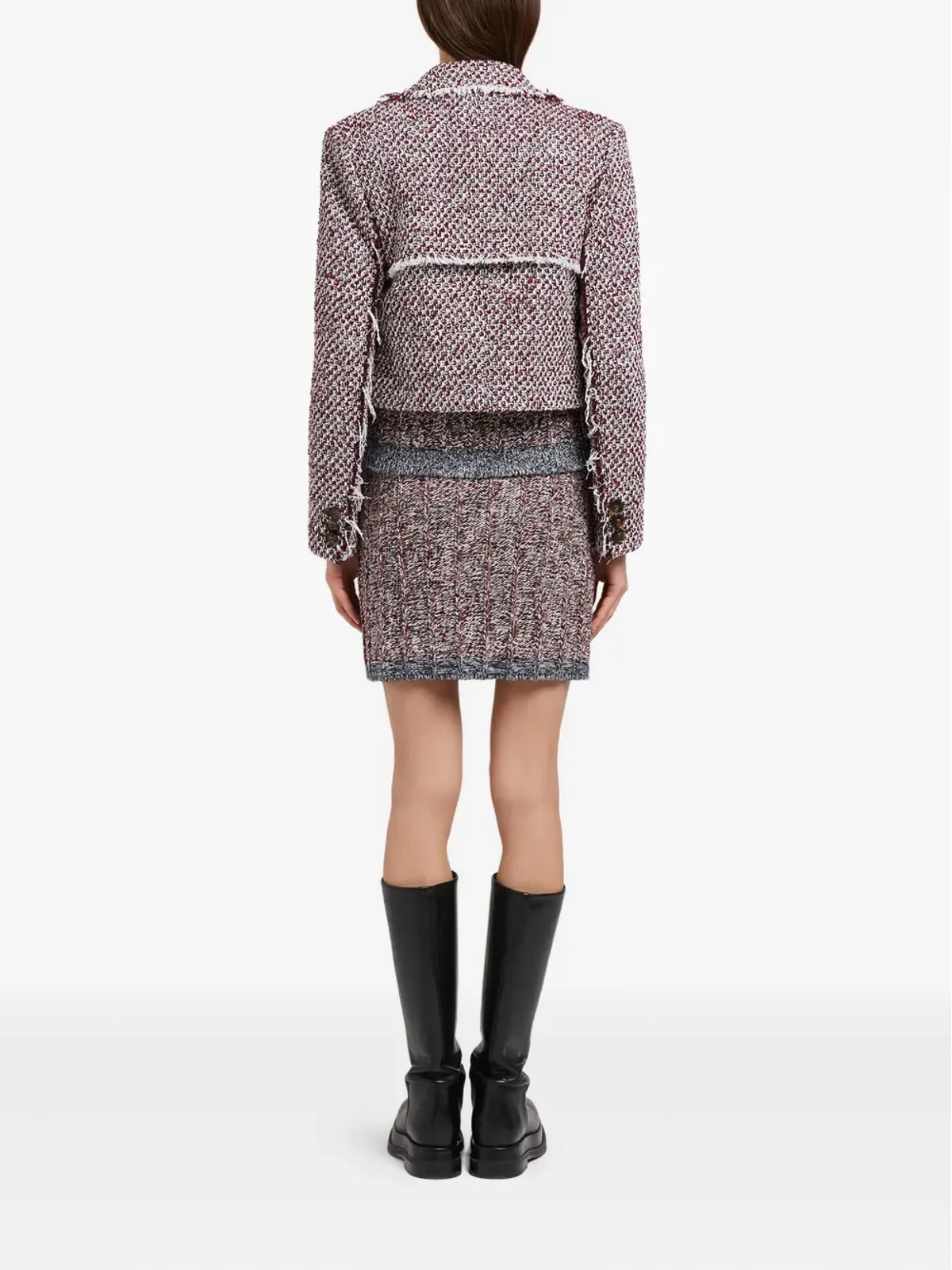 Ports 1961 テクスチャード クロップド ジャケット - 画像3