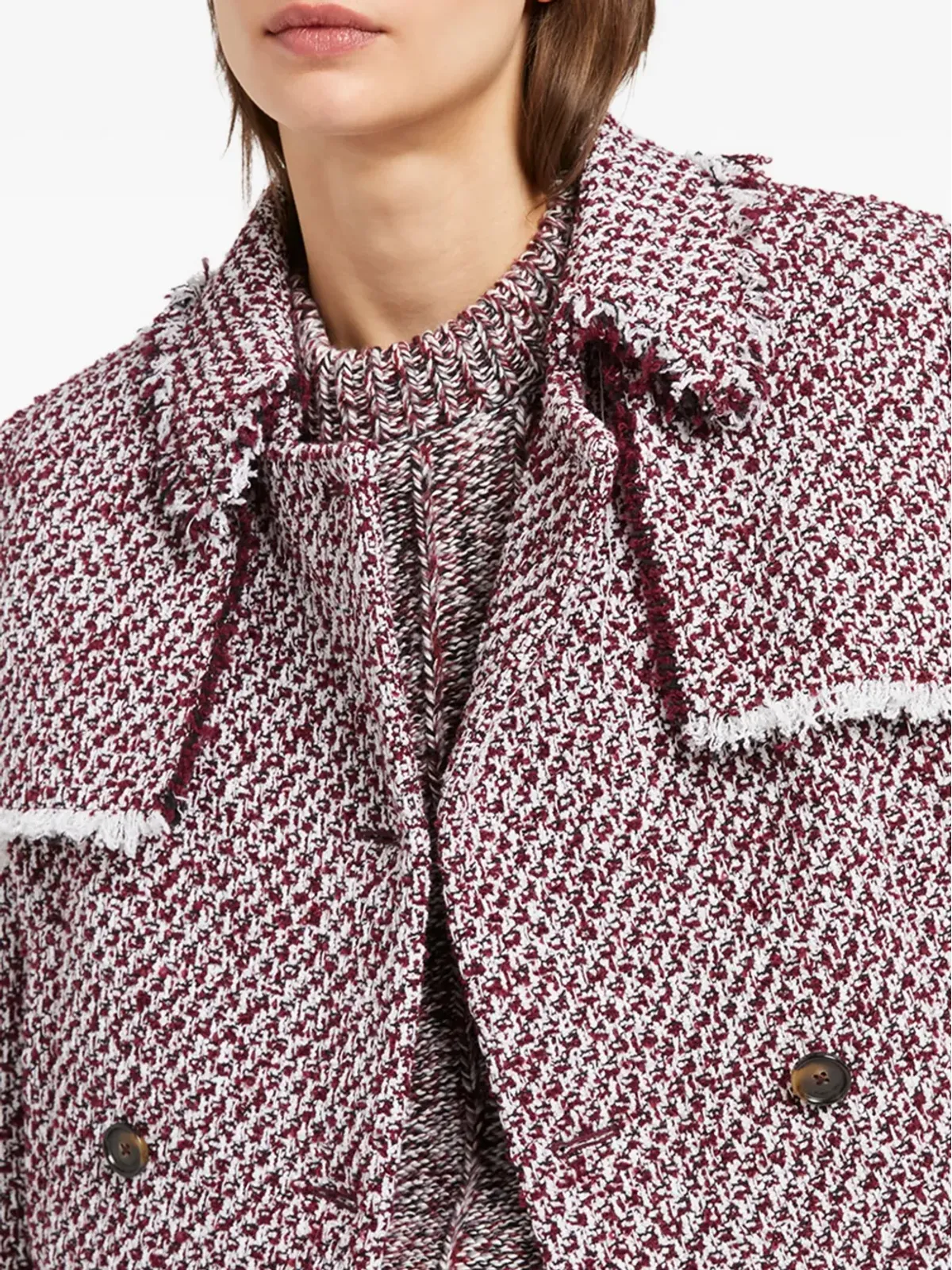Ports 1961 テクスチャード クロップド ジャケット - 画像4
