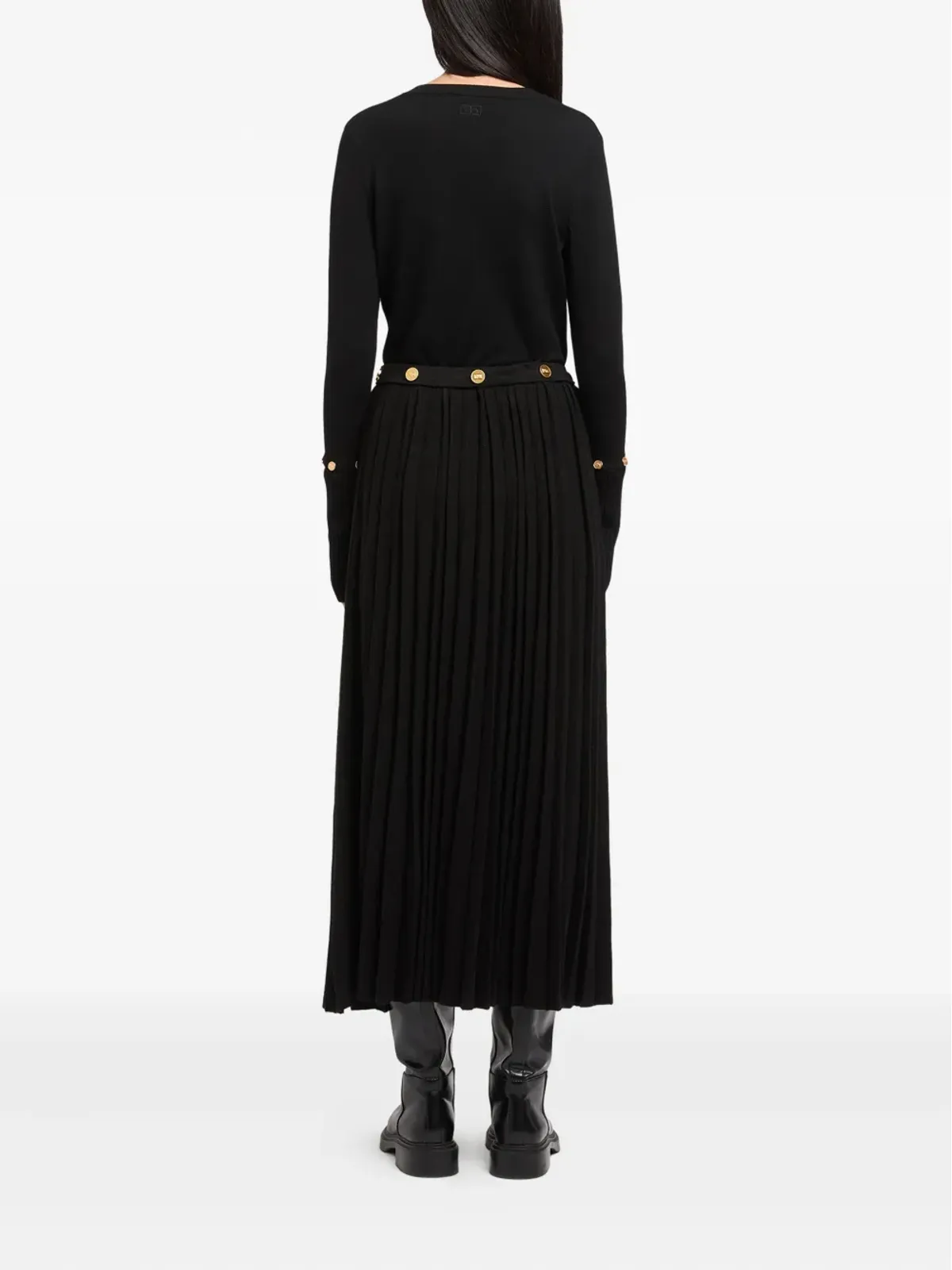 Ports 1961 プリーツ入りマキシスカート - 画像3