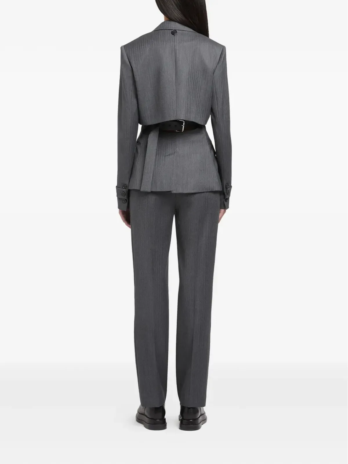 Ports 1961 クロップド テーラード ブレザー - 画像3