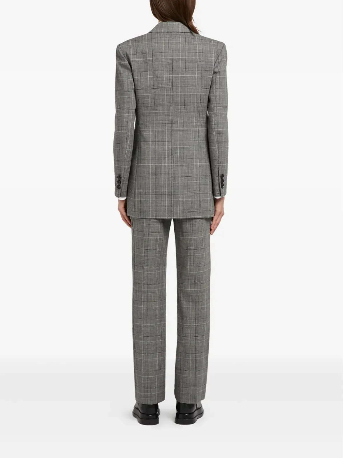 Ports 1961 ダブルブレスト チェック柄ブレザー - 画像3