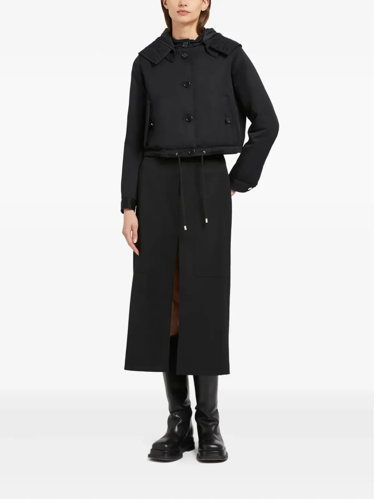 Ports 1961 クロップドフード付きジャケット - 画像2
