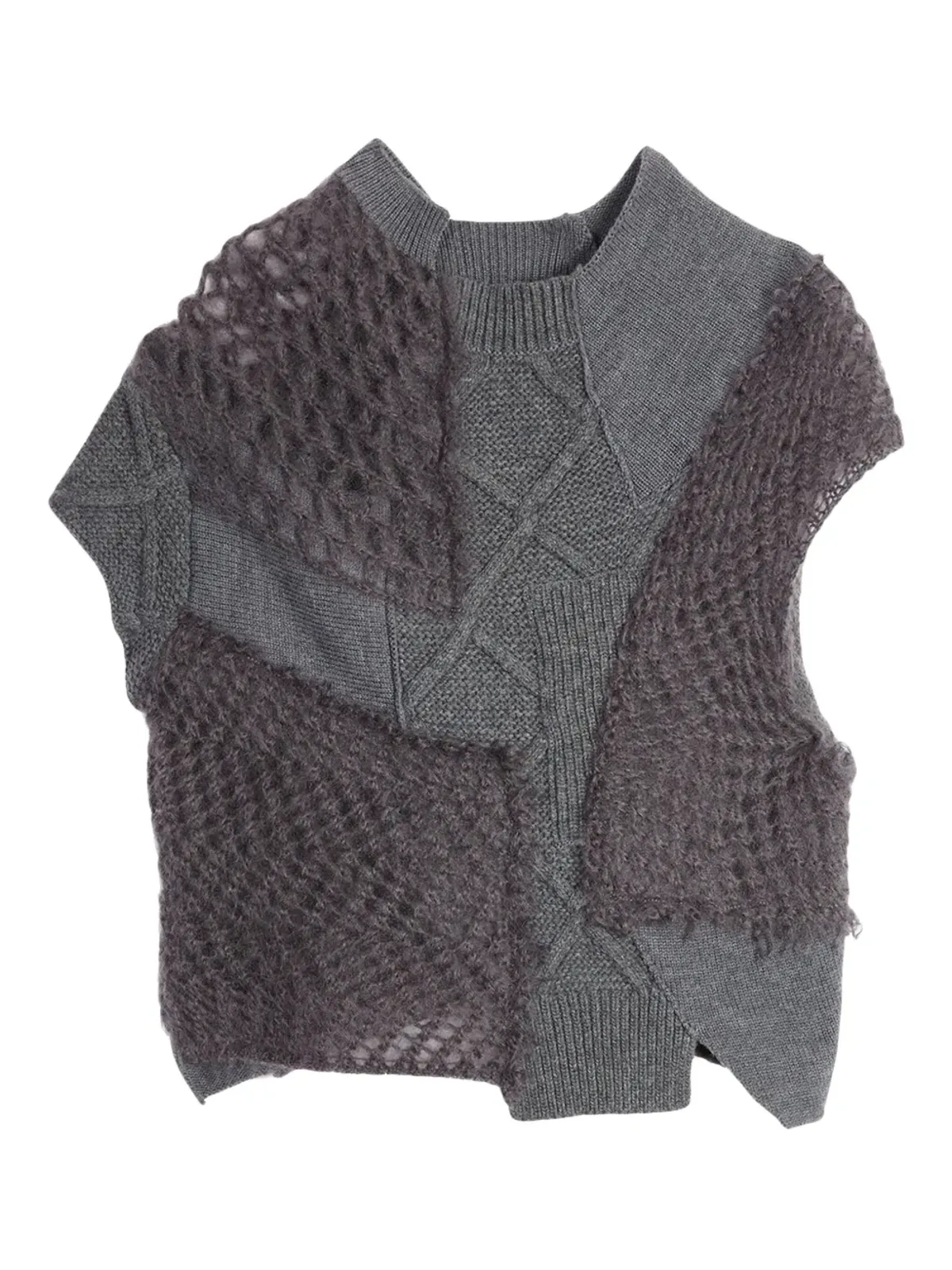Ports 1961 パッチワークデザインセーター - 画像1