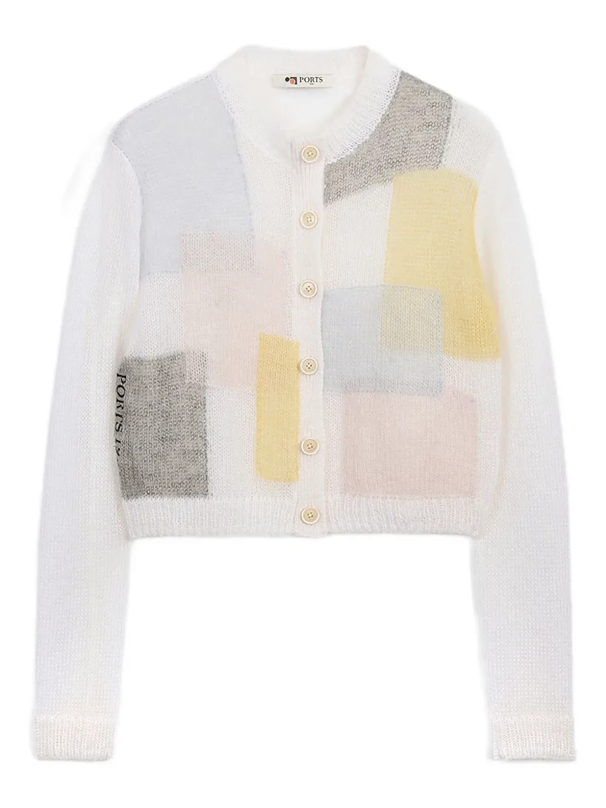 Ports 1961 パッチワークカーディガン - 画像1