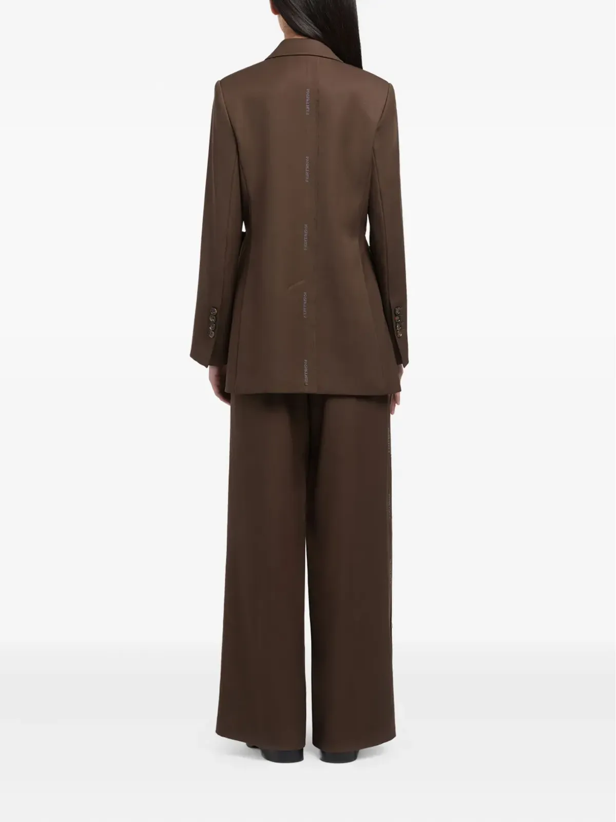 Ports 1961 ラップフロント ロゴディテール ブレザー - 画像3