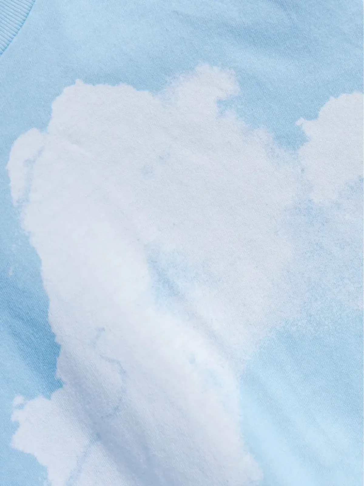 Moschino cloud-print T-shirt - Blue - 画像5