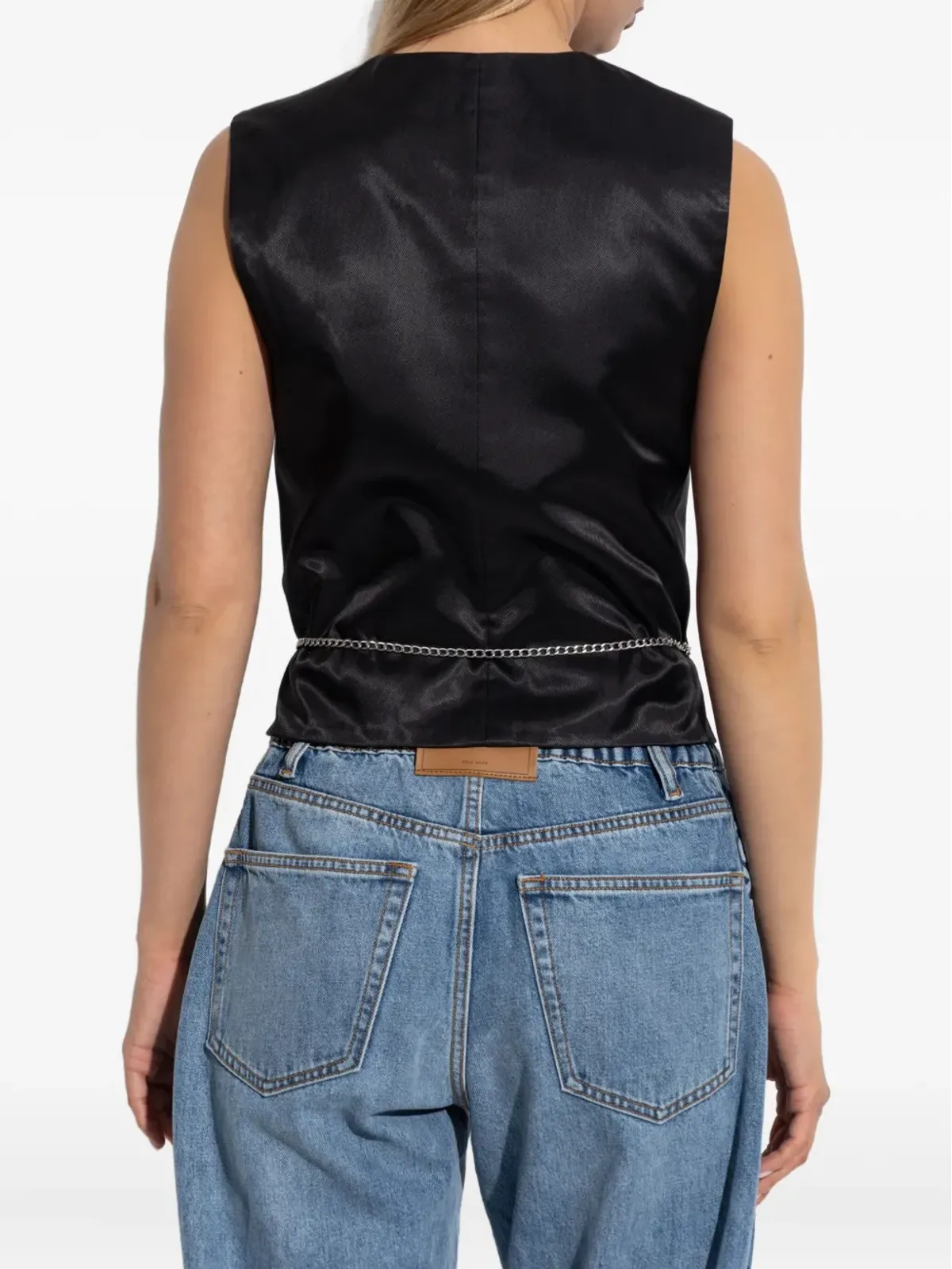 Alexander Wang チェーン装飾ウェストコート - 画像4