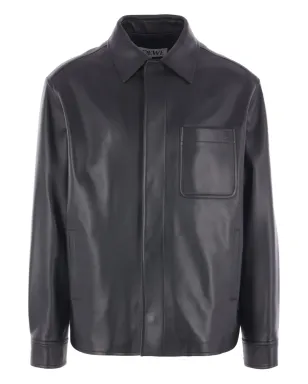 LOEWE レザーシャツジャケット - サムネイル1