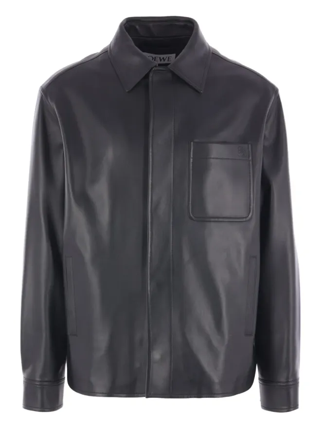 LOEWE LOEWE レザーシャツジャケットの商品画像