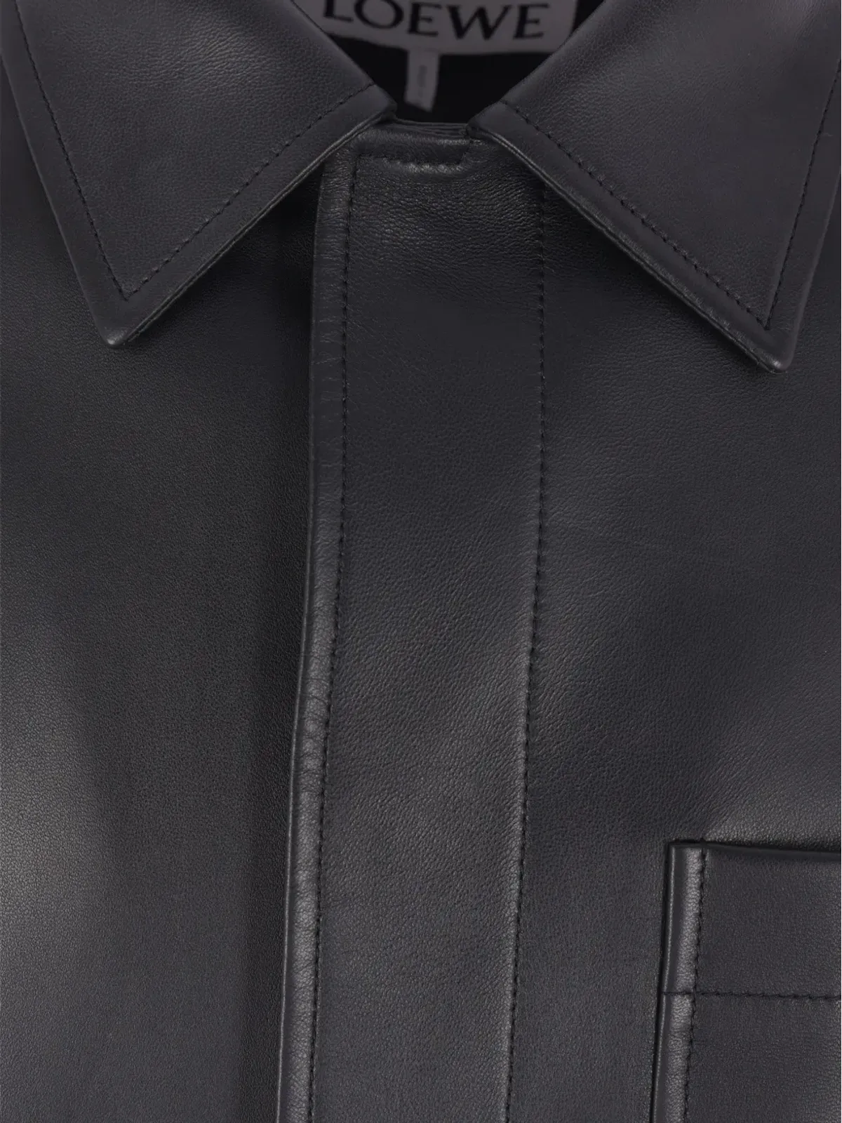 LOEWE レザーシャツジャケット - 画像4