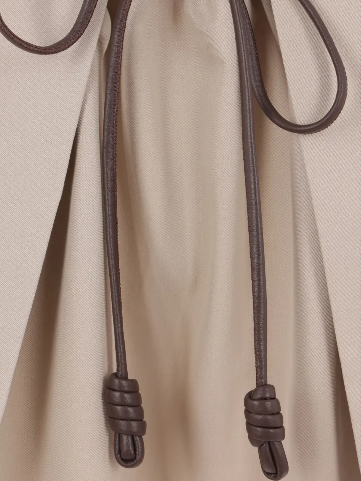 LOEWE ドローストリングプリーツスカート - 画像3