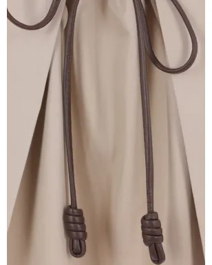 LOEWE ドローストリングプリーツスカート - サムネイル3