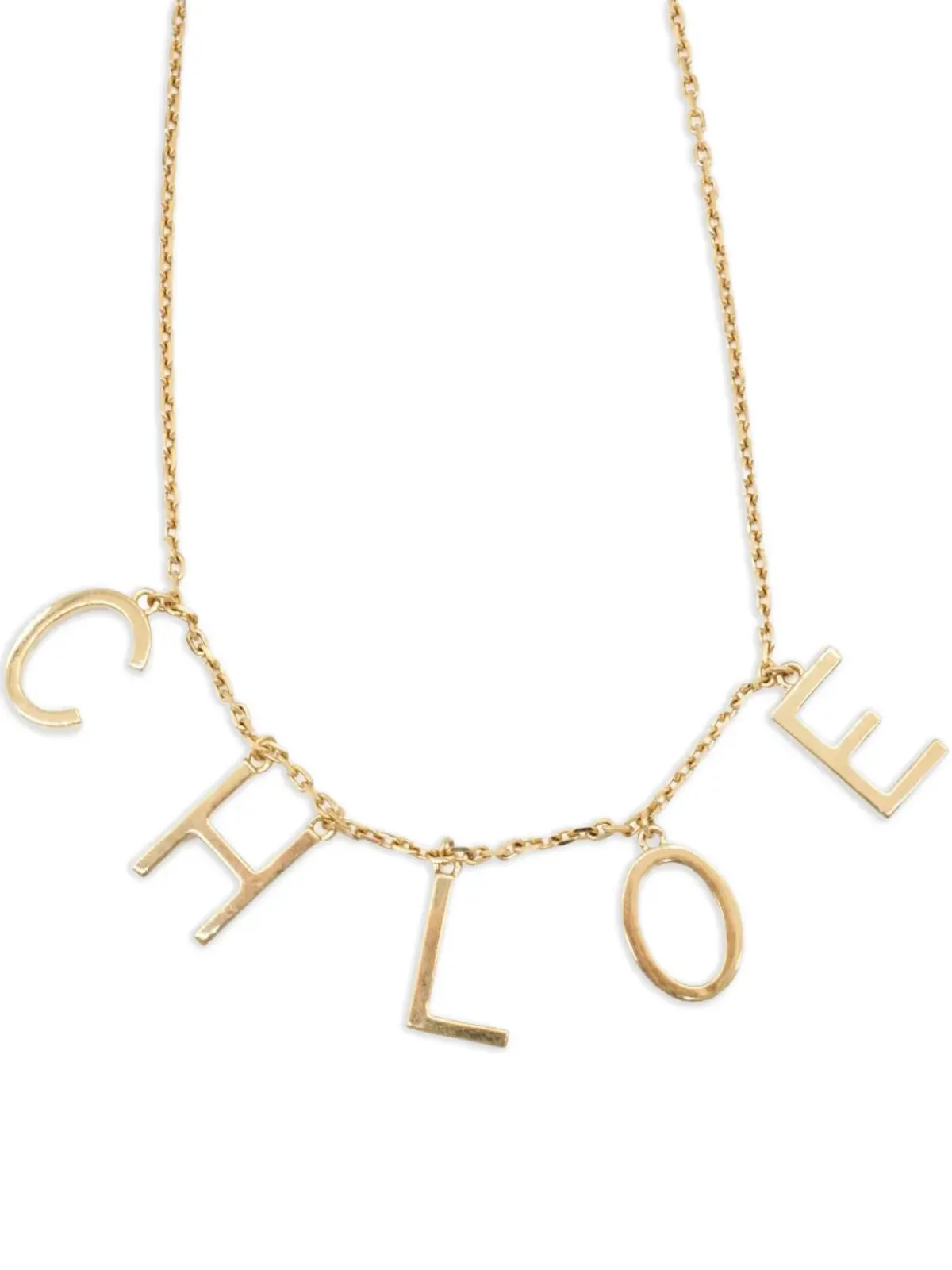 Chloé ロゴ入りネックレス - ゴールド - 画像2