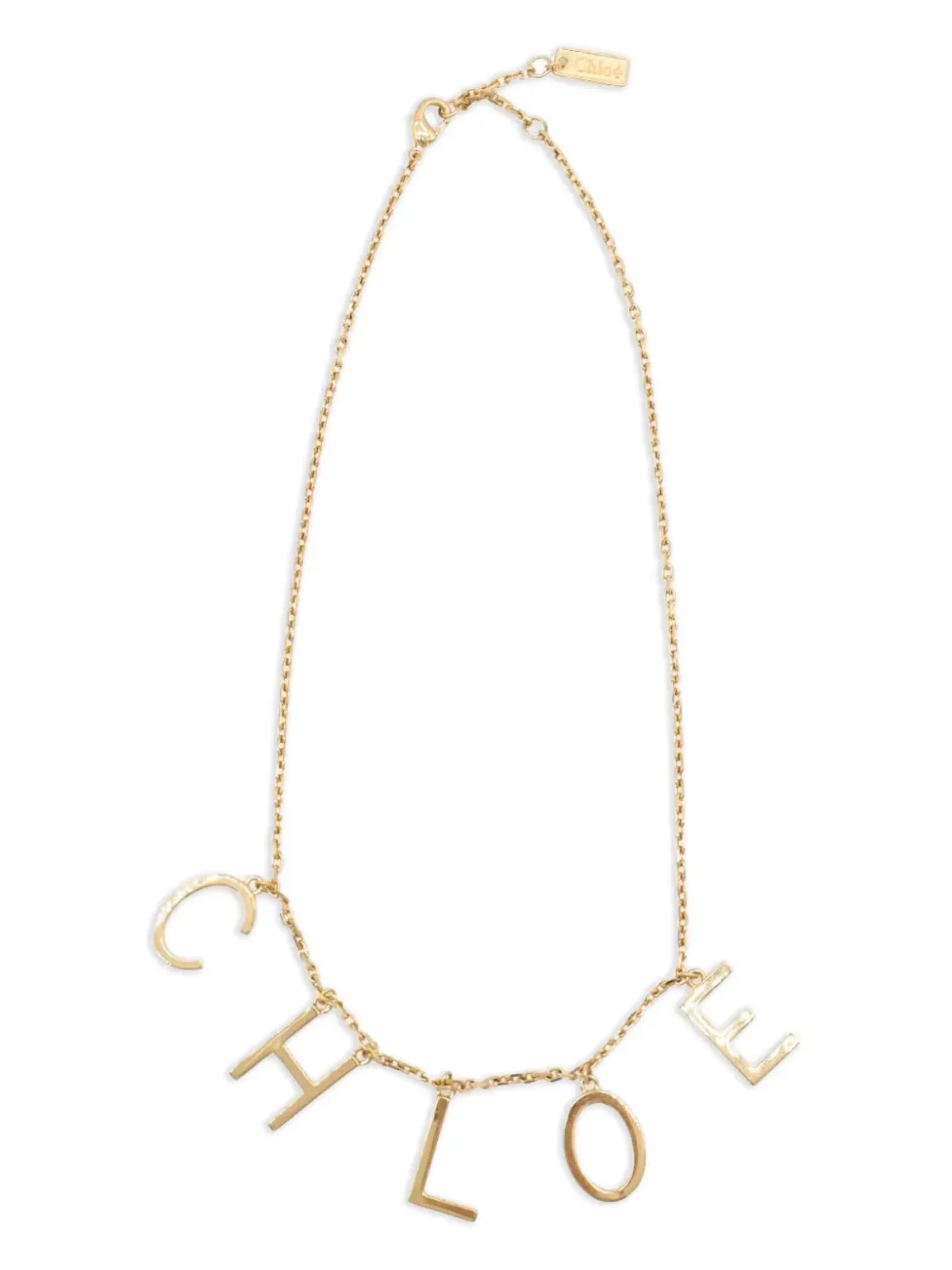 Chloé ロゴ入りネックレス - ゴールド - 画像3