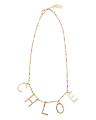 Chloé ロゴ入りネックレス - ゴールド - サムネイル3