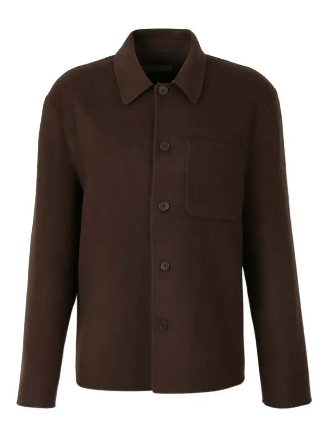 Officine Generale Officine Generale ボタン留めパッチポケットジャケットの商品画像