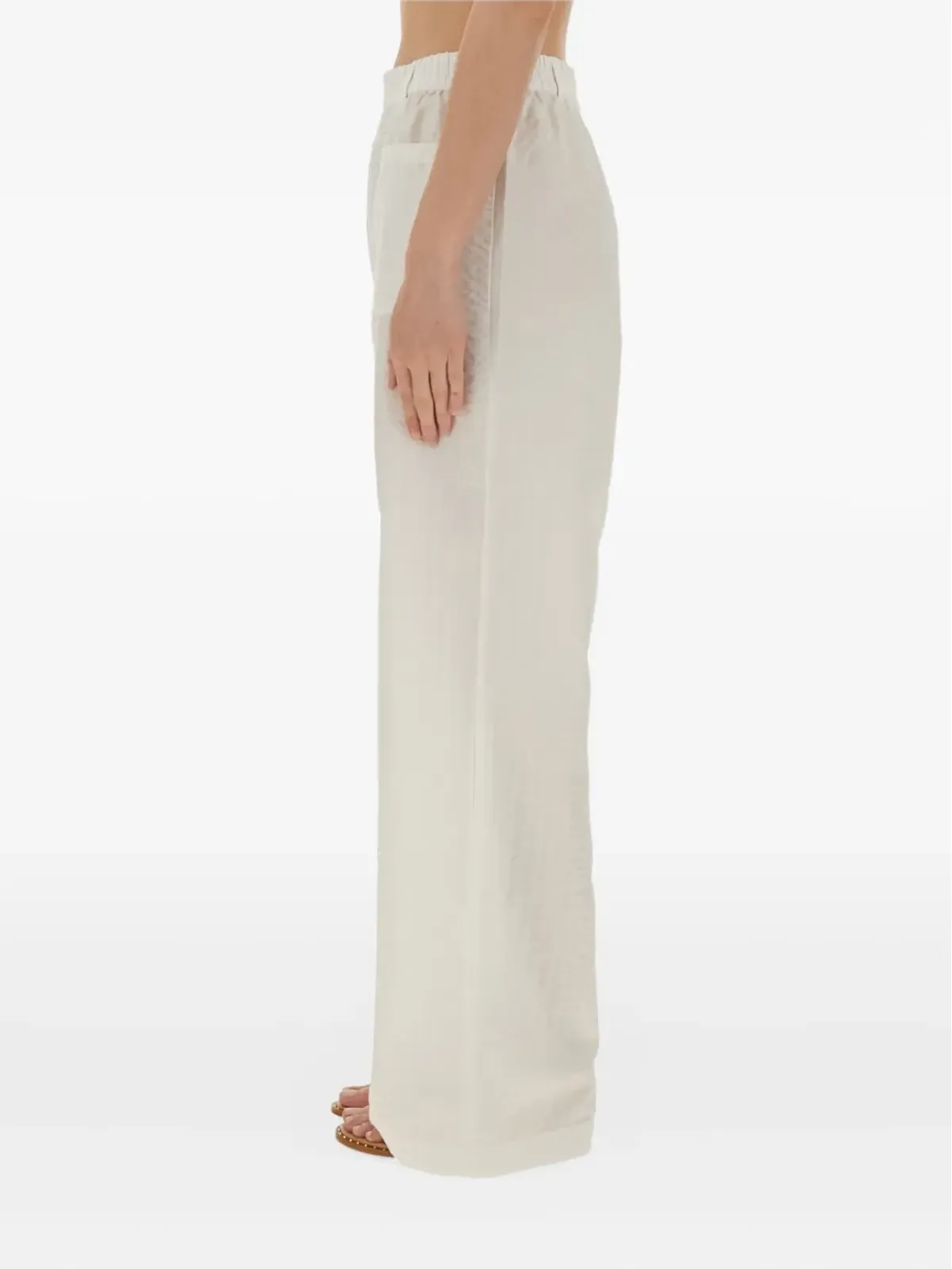 Baum Und Pferdgarten pocket-detail elastic-waist trousers - White - 画像3