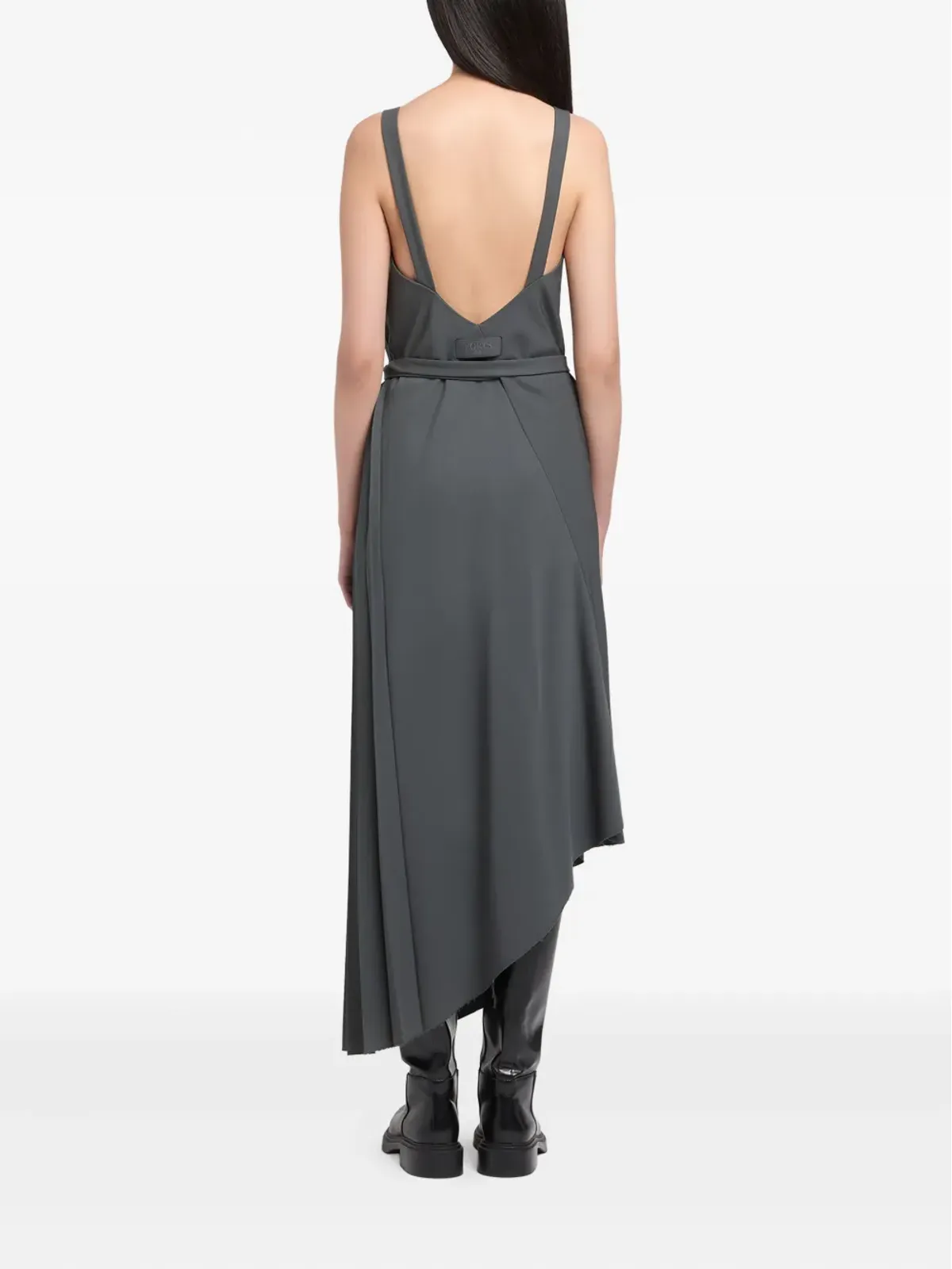 Ports 1961 アシンメトリックラップミディドレス - 画像3