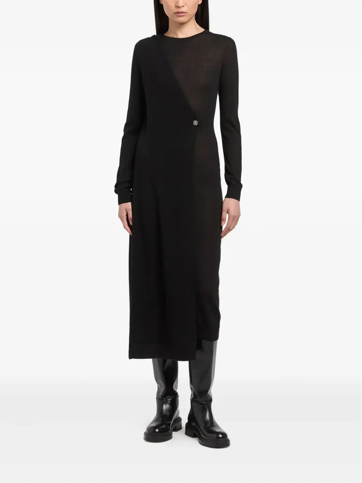 Ports 1961 アシンメトリカルボタン付きミディドレス - 画像2