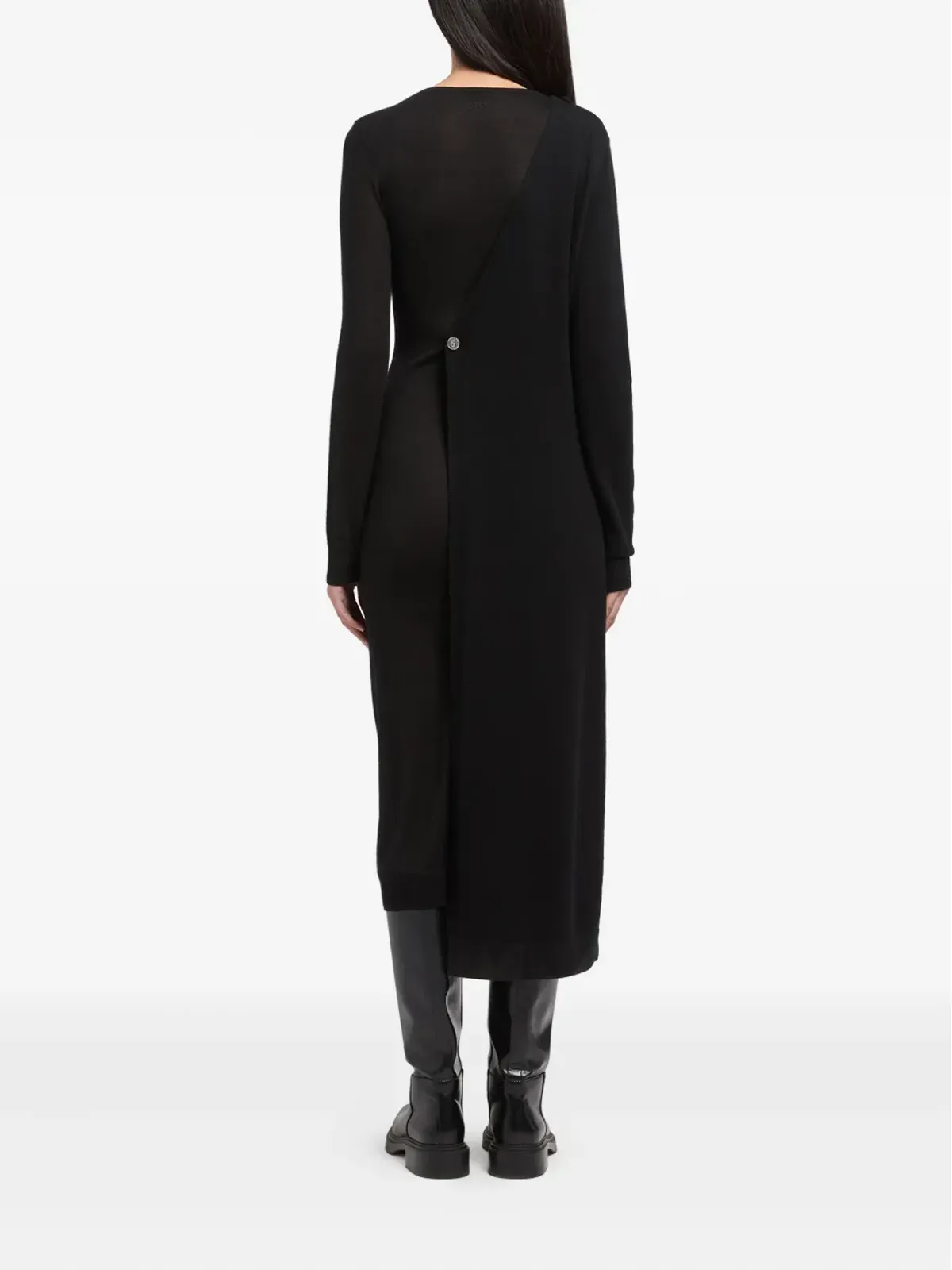 Ports 1961 アシンメトリカルボタン付きミディドレス - 画像3