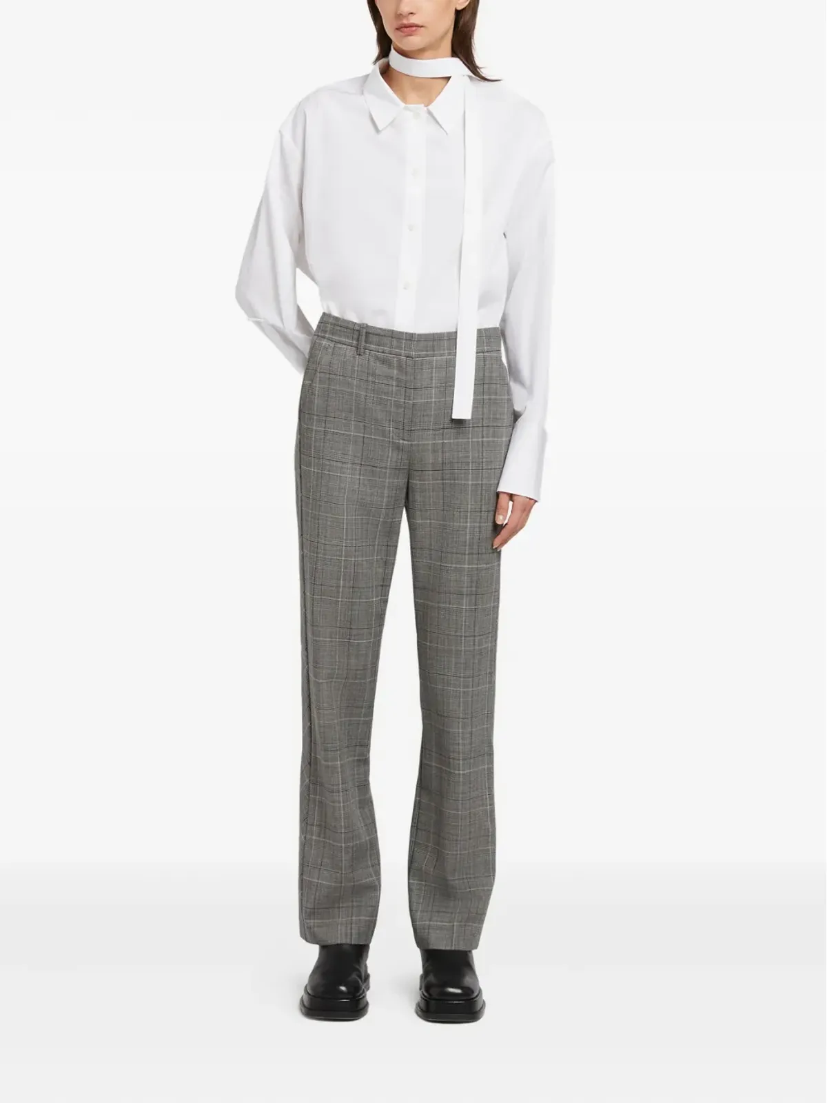 Ports 1961 チェック柄 テーラードパンツ - 画像2