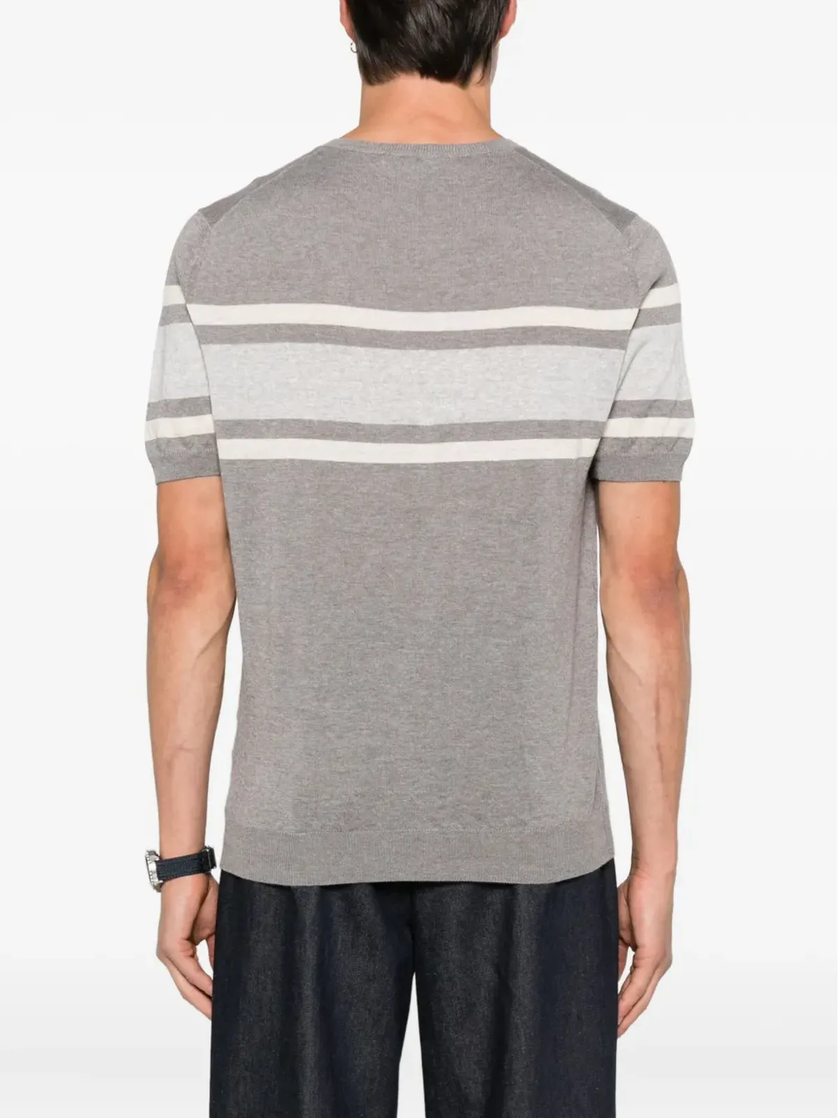 Gran Sasso ストライプ柄 Tシャツ - 画像3