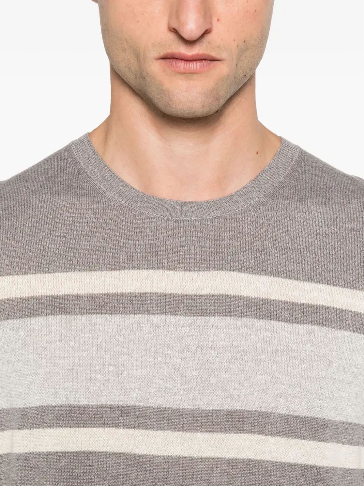 Gran Sasso ストライプ柄 Tシャツ - 画像4
