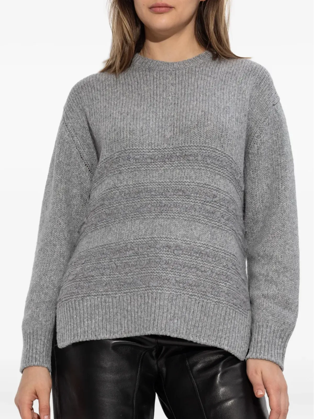 Fabiana Filippi mélange-effect jumper - Grey - 画像3