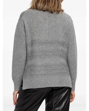 Fabiana Filippi mélange-effect jumper - Grey - サムネイル4