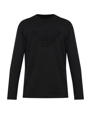 Emporio Armani イーグルエンブレム長袖Tシャツ - サムネイル1