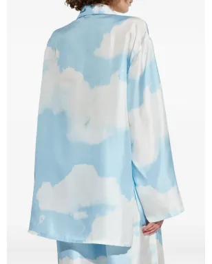 Moschino 雲柄シャツ ブルー - サムネイル4