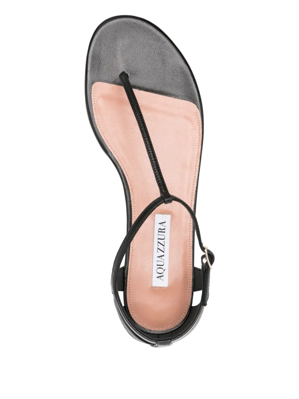 Aquazzura レザーファンカットサンダル - 画像4