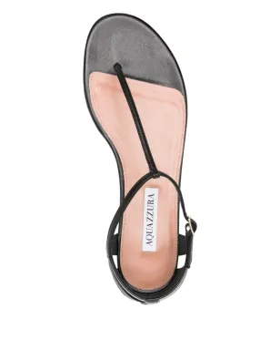 Aquazzura レザーファンカットサンダル - サムネイル4
