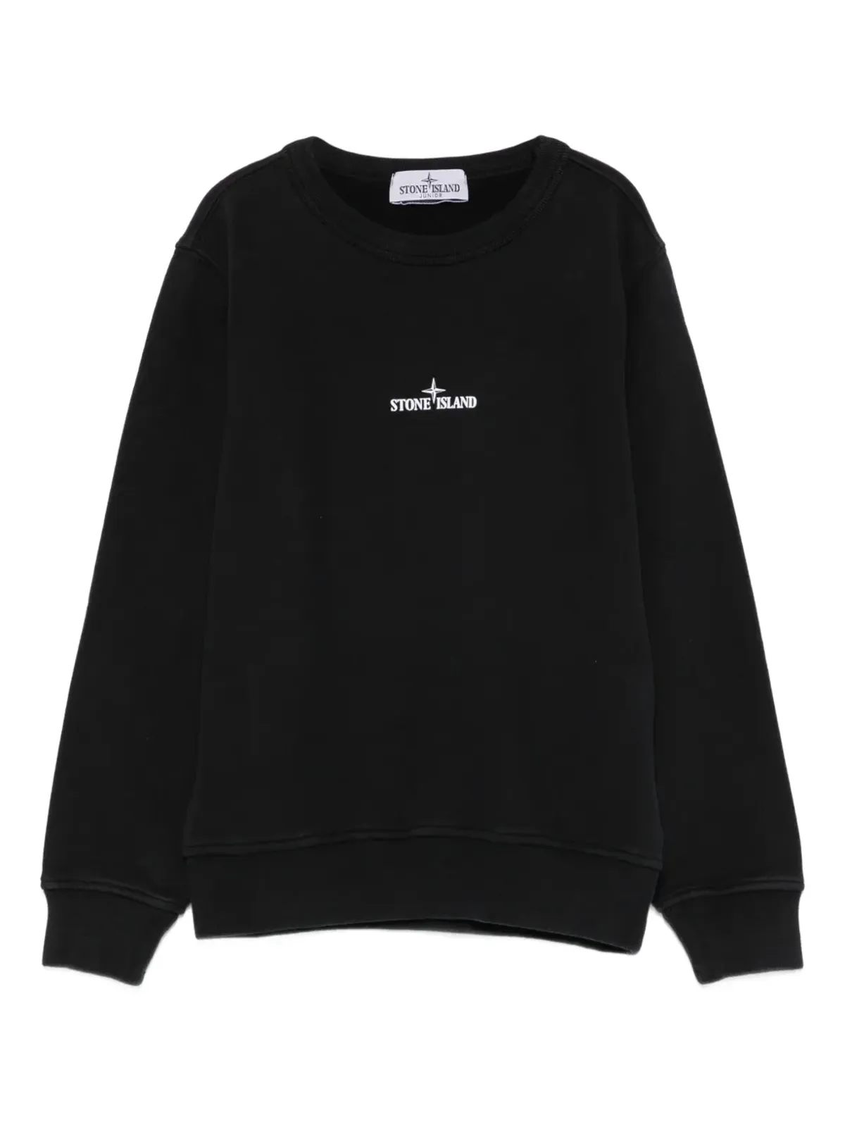 Stone Island Junior コンパスロゴ入りスウェット - Black - 画像1