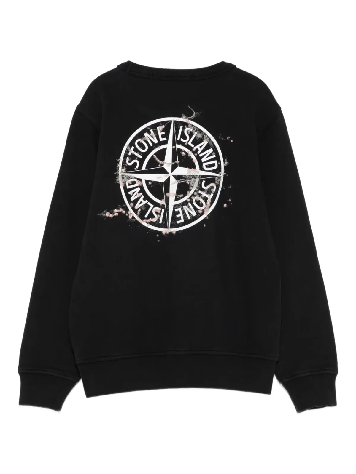 Stone Island Junior コンパスロゴ入りスウェット - Black - 画像2
