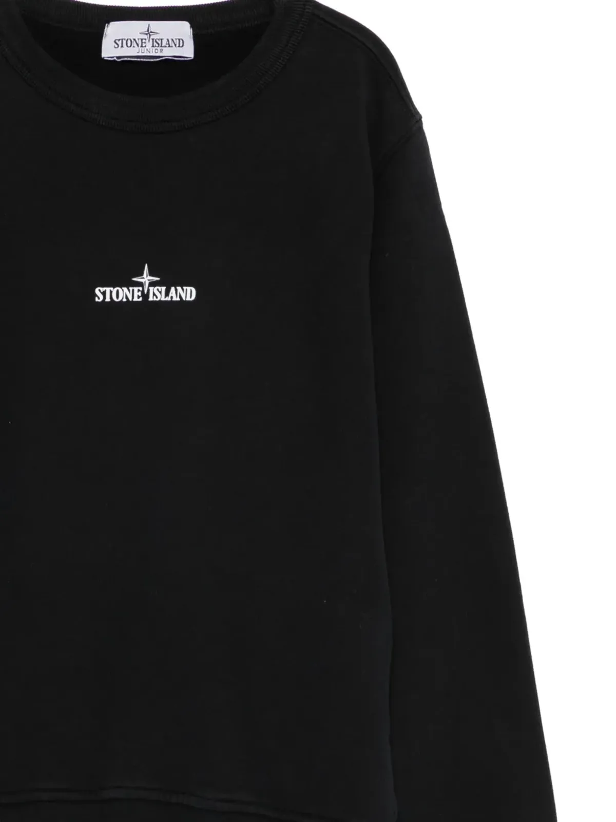 Stone Island Junior コンパスロゴ入りスウェット - Black - 画像3