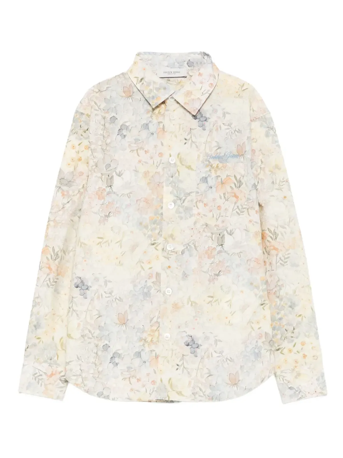 Golden Goose Kids フローラルプリントシャツ - 画像1
