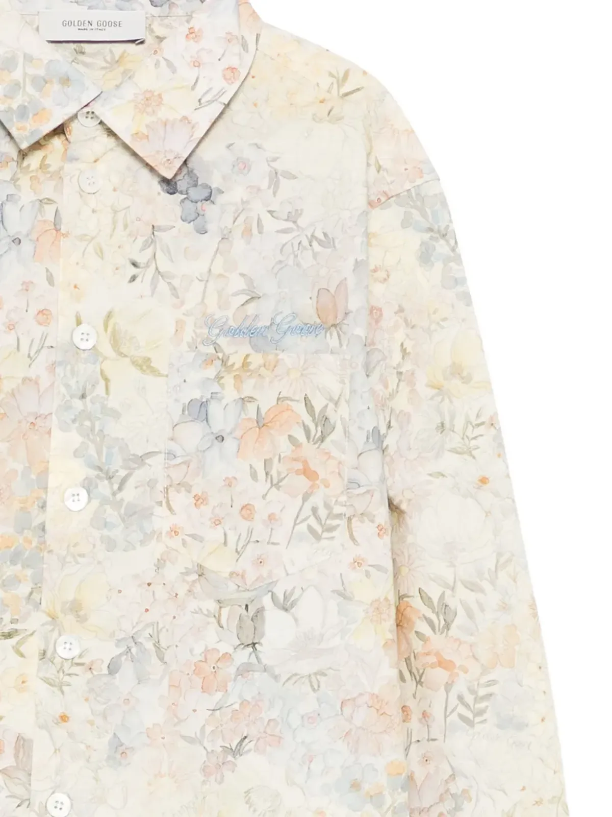 Golden Goose Kids フローラルプリントシャツ - 画像3