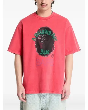 A BATHING APE® Ape Head rhinestone-embellished T-shirt - サムネイル5